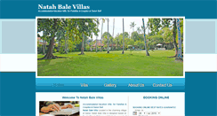 Desktop Screenshot of natahbalevillas.com